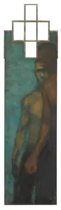 Padwal, Sunil (Artist). Untitled (Two Men), 1999 | Painting