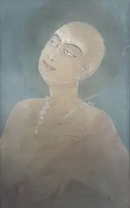 Dey, Manishi (Artist). Untitled (Priest), n.d. | Painting