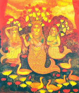 Burman, Jayshri (Artist). Untitled, 2001 | Painting