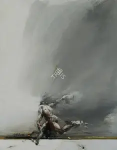 Ahmed, Saifuddin (Artist). Untitled (Runner), 1994 | Painting
