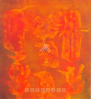 Gaitonde VS Artist Untitled Oil on canvas 1977 Painting FineArts 00375425