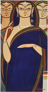 Roy, Jamini (Artist). Untitled (Three Women), n.d. | Painting