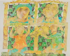 Burman, Sakti (Artist). Le Petit Chaperon Rouge, n.d. | Painting