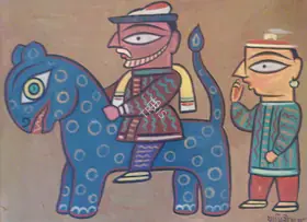Roy, Jamini (Artist). Untitled, n.d. | Painting