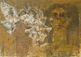 Naqsh, Jamil (Artist). Woman With Pigeon, 1975 | Painting