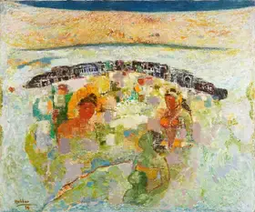 Hebbar, K.K. (Artist). Ajanta, 1974 | Painting
