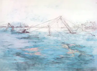 Khan, Naiza (Artist). Restore The Boundaries II, 2007 | Painting