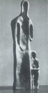 Dhanapal, S. (Artist). Mother and Child, 1961 | Sculpture