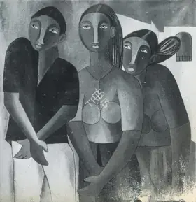Ramkumar (Artist). In the Streets, n.d. | Painting