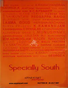 Apparao Art (Auction House). Specially South. 29 July 2007 | Auction Catalogue | 00861967