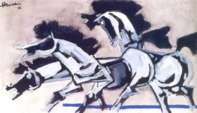 Husain, M.F. (Artist). Untitled, 1981 | Painting