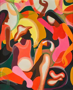 Senanayake, Senaka (Artist). Fish Market, 1974 | Painting