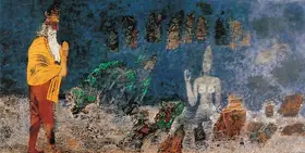 Santhanaraj, A.P. (Artist). Brahma, 1982 | Painting
