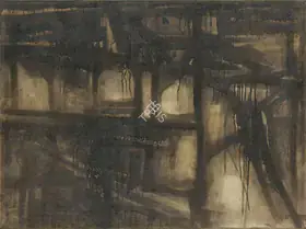 Ramkumar (Artist). Autumn Landscape, c.1950 | Painting