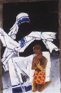 Husain, M.F. (Artist). Mother Teresa, 1979 | Painting