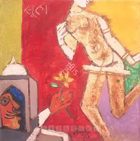 Husain, M.F. (Artist). Untitled, c.1970 | Painting