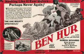 Niblo, Fred (Director), Ben Hur, 1925 | Handbill