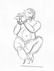 Chavda, Shiavax (Artist). Untitled, n.d. | Sketch