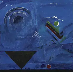 Raza, S.H. (Artist). Le Reve Blue, 2008 | Painting