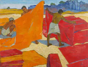 Satwalekar, Madhav (Artist). Untitled, 1975 | Painting