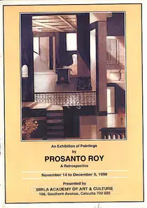 Roy, Prosanto (Artist). Exhibition of Paintings by Prosanto Roy, 1998 | Solo Exhibition Catalogue | 00876009