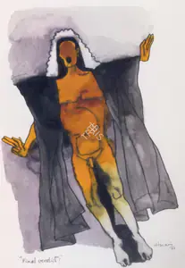 Husain, M.F. (Artist). Final Verdict!, n.d. | Painting