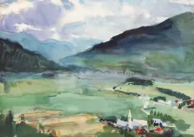 Langhammer, Walter (Artist). Untitled, n.d. | Painting