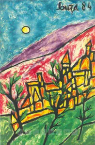 Souza, F.N. (Artist). Untitled, 1984 | Painting