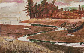 Unwalla, Adi (Artist). Landscape, n.d. | Painting
