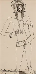 Goud, K. Laxma (Artist). Untitled, 1977 | Painting