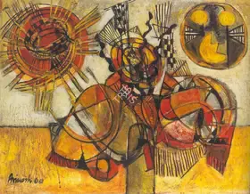 Chandra, Avinash (Artist). Woman, 1960 | Painting