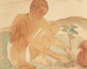 Dey, Mukul (Artist). Kalika, 1943 | Painting