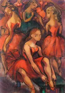 Krishna, Mary (Artist). The Ballerina, n.d. | Painting