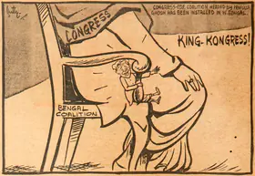 Chatterjee, Basu (Cartoonist). King - Kongress !, 1968 | Cartoons