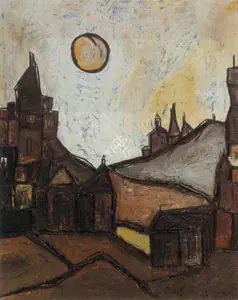 Ribeiro, Lance (Artist). Landscape, 1963 | Painting