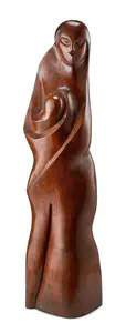 Kar, Chintamoni (Artist). Mother and Child, 1960 | Sculpture