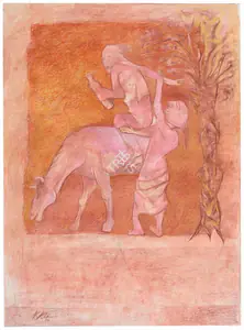 Khanna, Krishen (Artist). The Drunken Poet, 1999 | Painting