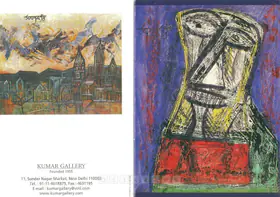 Souza FN Artist Francis Newton Souza - Retrospective II 1945 to 2000 New Delhi Kumar Gallery 2000 Solo Exhibition Inv...