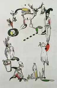 Martin, George (Artist). Sediments From Broken Crucible, 2008 | Painting