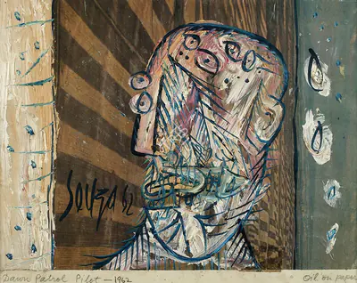 Souza, F.N. (Artist). Dawn Patrol Pilot, 1962 | Painting