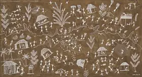 Mashe, Sadashiv (Artist). Life of Jivya, n.d. | Painting