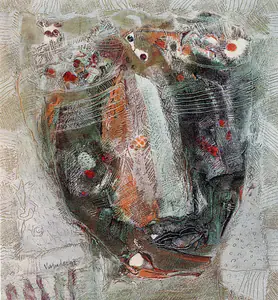 Vasudev, S.G. (Artist). Head, 1992 | Painting