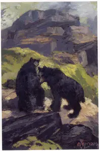 Roy Chowdhury, D.P. (Artist). Nature's Quest, n.d. | Painting