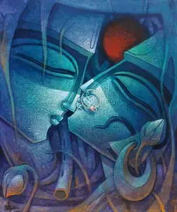 Ray, Nityam Singha (Artist). Untitled, 2018 | Painting