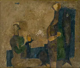 Gade, H.A. (Artist). Untitled, 1959 | Painting