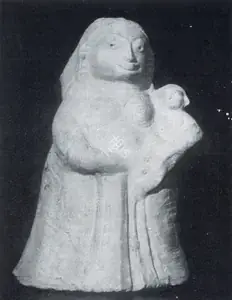 Dhanapal, S. (Artist). Mother and Child, 1957 | Sculpture
