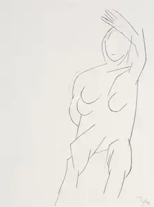 Mehta, Tyeb (Artist). Untitled, 1984 | Drawing