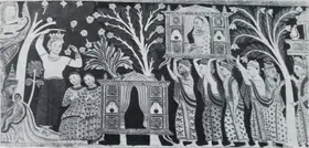 Manjusri (Artist). Copy of a Fresco in the Hikkaduwa Temple, n.d. | Painting