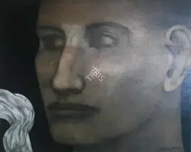 Bhattacharjee, Chandra (Artist). Looking, 2007 | Painting