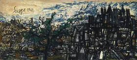 Souza, F.N. (Artist). View From The Studio, 1961 | Painting